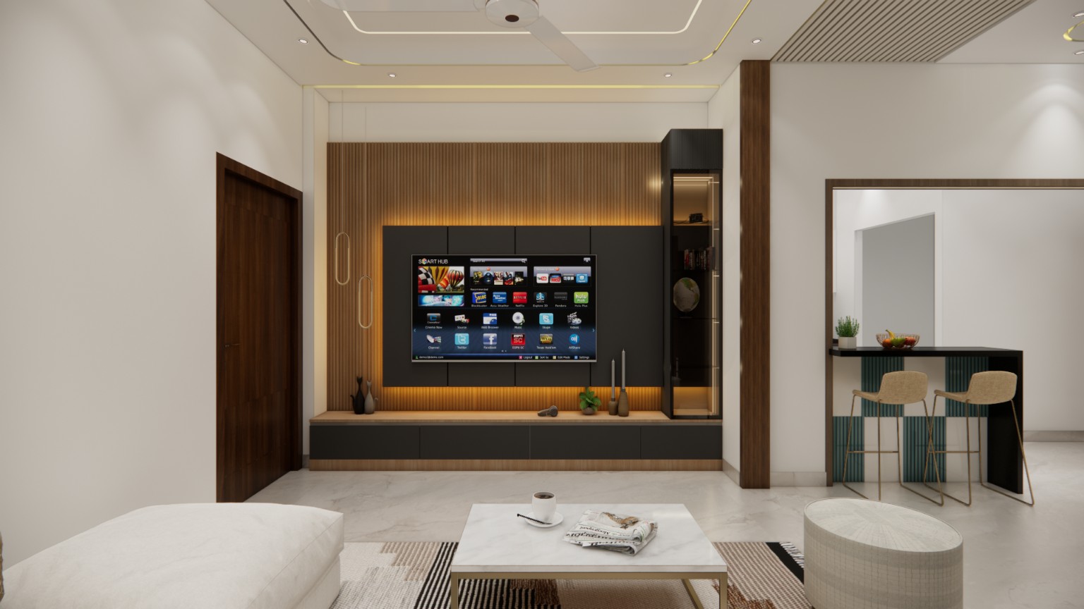 Contemporary living room