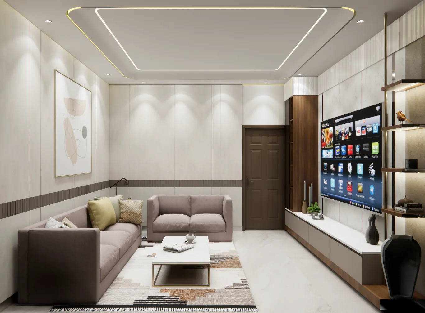 Stylissh Abode living room design